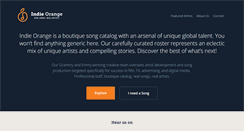 Desktop Screenshot of indieorange.com